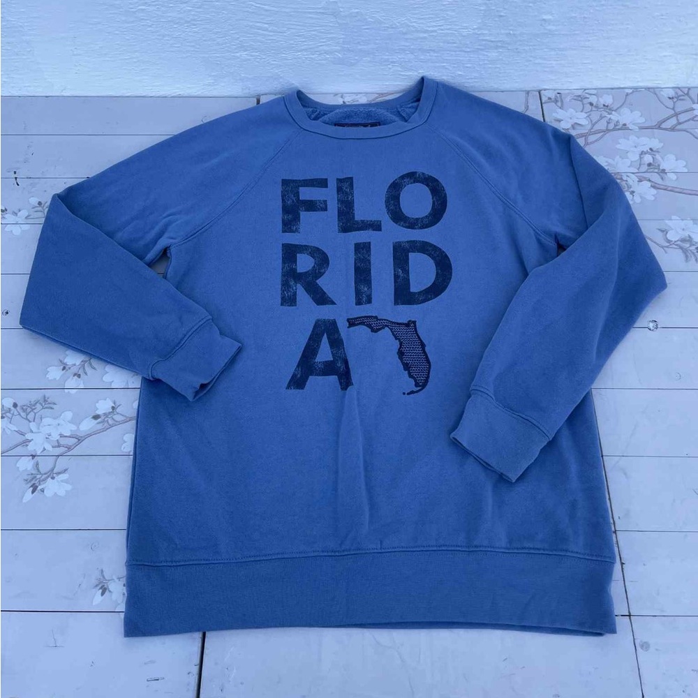 State of Mind Blue Florida Crewneck Sweater